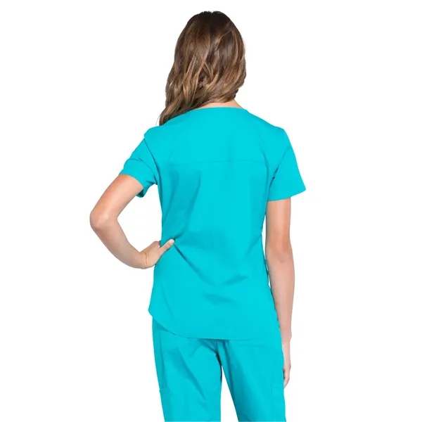 Cherokee - Workwear Professionals - Women's V-Neck Top - Cherokee - Workwear Professionals - Women's V-Neck Top - Image 24 of 29