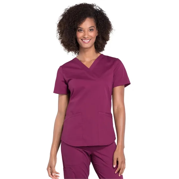 Cherokee - Workwear Professionals - Women's V-Neck Top - Cherokee - Workwear Professionals - Women's V-Neck Top - Image 29 of 29