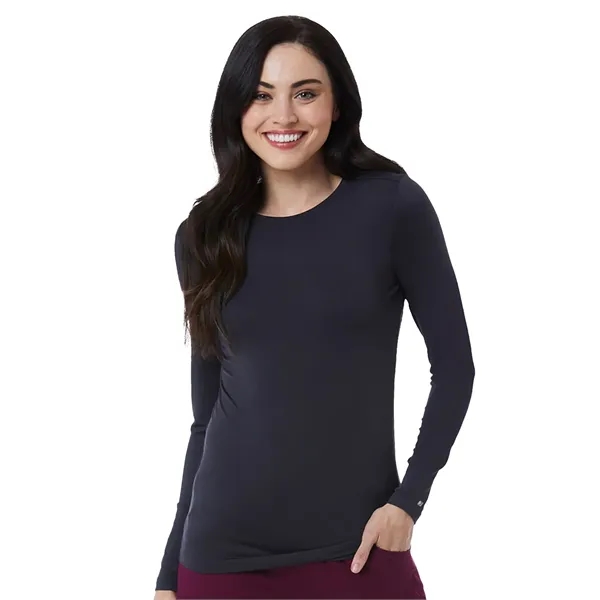 ScrubJoy Originals - Women's Long Sleeve Underscrub Tee - ScrubJoy Originals - Women's Long Sleeve Underscrub Tee - Image 2 of 4