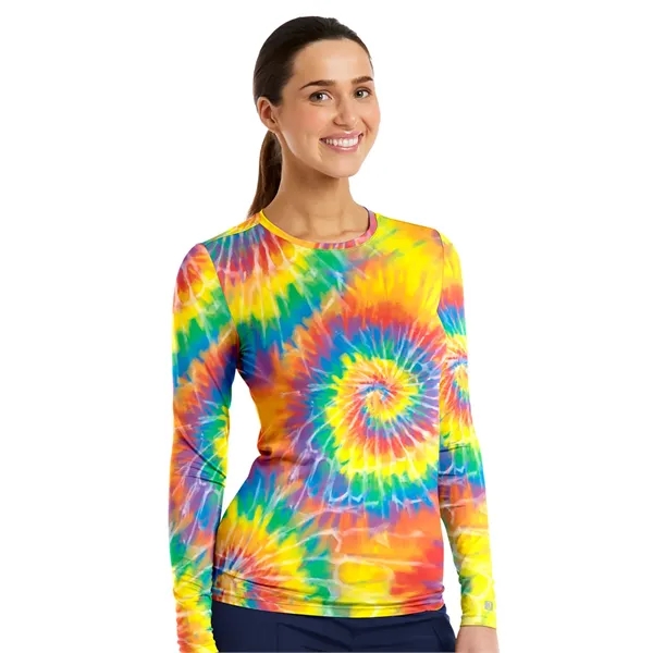 ScrubJoy Originals - Women's Long Sleeve Underscrub Tee - ScrubJoy Originals - Women's Long Sleeve Underscrub Tee - Image 3 of 4