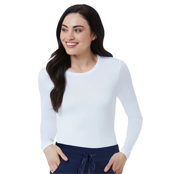 ScrubJoy Originals - Women's Long Sleeve Underscrub Tee - ScrubJoy Originals - Women's Long Sleeve Underscrub Tee - Image 4 of 4