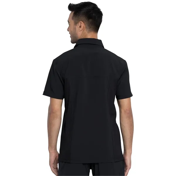 Infinity - Men's Tuckable Zipper Chest Pocket Polo Top - Infinity - Men's Tuckable Zipper Chest Pocket Polo Top - Image 1 of 5