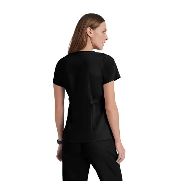 Grey's Anatomy Classic - Women's Two-Pocket Mock Wrap Ril... - Grey's Anatomy Classic - Women's Two-Pocket Mock Wrap Ril... - Image 1 of 11