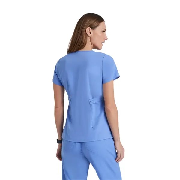 Grey's Anatomy Classic - Women's Two-Pocket Mock Wrap Ril... - Grey's Anatomy Classic - Women's Two-Pocket Mock Wrap Ril... - Image 2 of 11