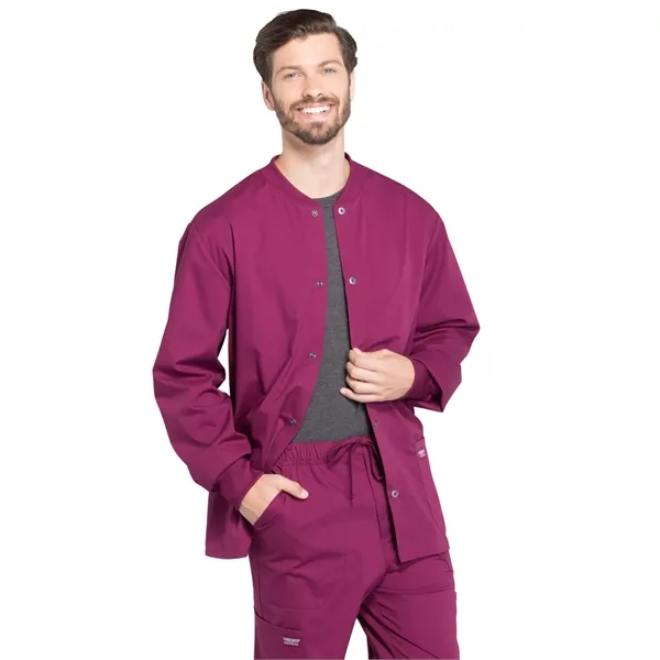 Cherokee - Workwear Professionals - Men's Snap Front Jacket - Cherokee - Workwear Professionals - Men's Snap Front Jacket - Image 25 of 25