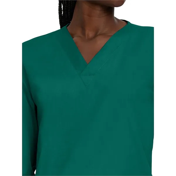Landau - ScrubZone - Unisex No-Pocket Crossover V-Neck Lo... - Landau - ScrubZone - Unisex No-Pocket Crossover V-Neck Lo... - Image 5 of 7
