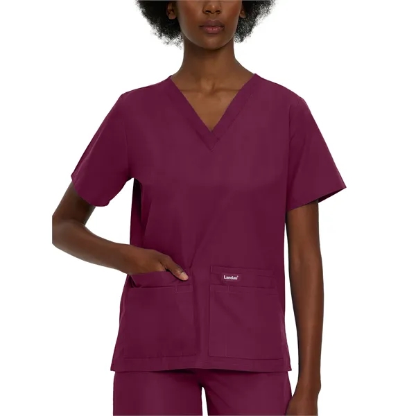Landau - Essentials - Women's Four-Pocket Durable V-Neck Top - Landau - Essentials - Women's Four-Pocket Durable V-Neck Top - Image 29 of 29