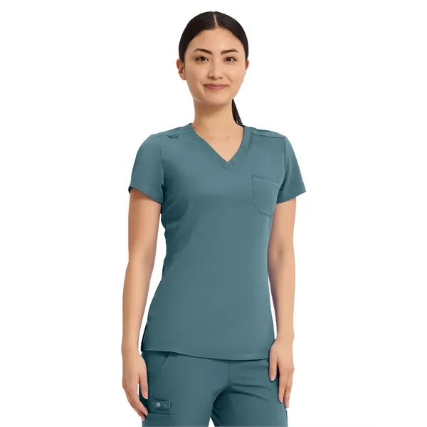 Med Couture - MC Touch - Women's 1-Pocket V-Neck Top - Med Couture - MC Touch - Women's 1-Pocket V-Neck Top - Image 3 of 30