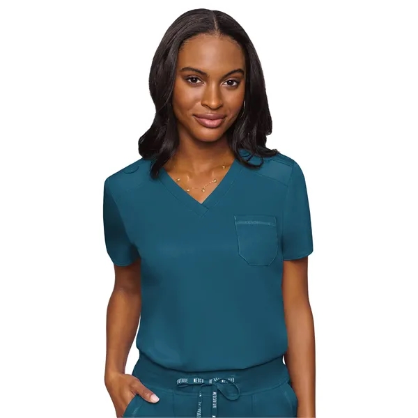Med Couture - MC Touch - Women's 1-Pocket V-Neck Top - Med Couture - MC Touch - Women's 1-Pocket V-Neck Top - Image 5 of 30