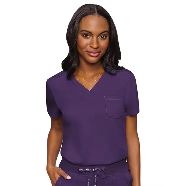 Med Couture - MC Touch - Women's 1-Pocket V-Neck Top - Med Couture - MC Touch - Women's 1-Pocket V-Neck Top - Image 9 of 30