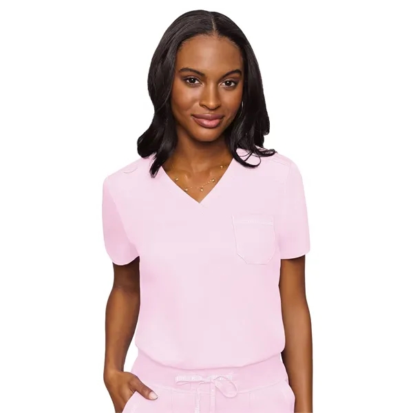 Med Couture - MC Touch - Women's 1-Pocket V-Neck Top - Med Couture - MC Touch - Women's 1-Pocket V-Neck Top - Image 10 of 30