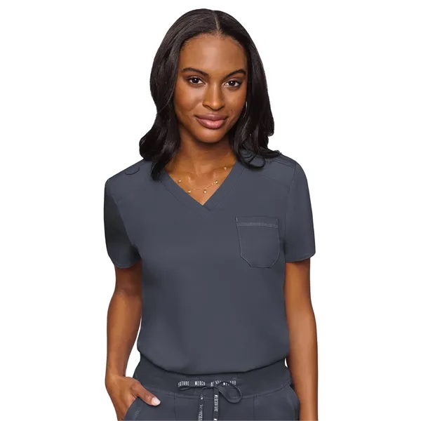 Med Couture - MC Touch - Women's 1-Pocket V-Neck Top - Med Couture - MC Touch - Women's 1-Pocket V-Neck Top - Image 20 of 30