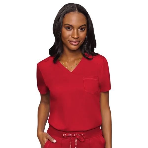 Med Couture - MC Touch - Women's 1-Pocket V-Neck Top - Med Couture - MC Touch - Women's 1-Pocket V-Neck Top - Image 22 of 30