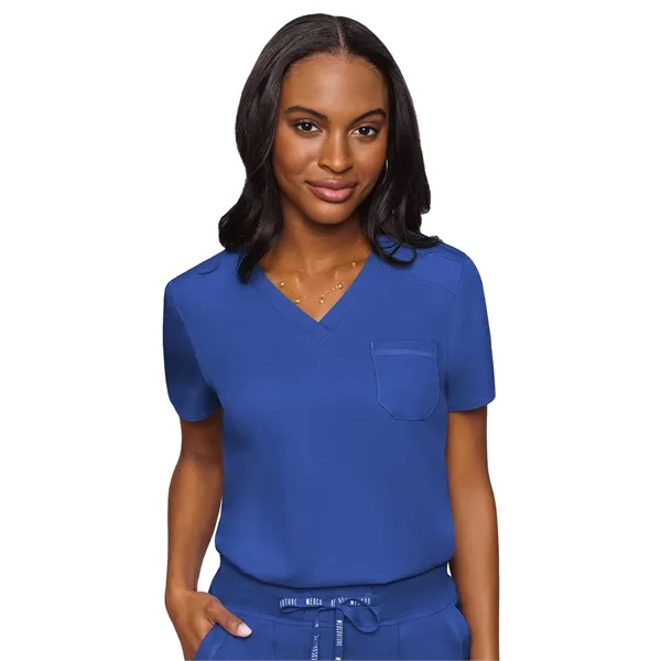Med Couture - MC Touch - Women's 1-Pocket V-Neck Top - Med Couture - MC Touch - Women's 1-Pocket V-Neck Top - Image 24 of 30