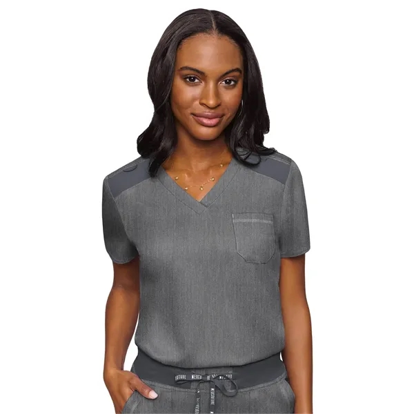 Med Couture - MC Touch - Women's 1-Pocket V-Neck Top - Med Couture - MC Touch - Women's 1-Pocket V-Neck Top - Image 26 of 30