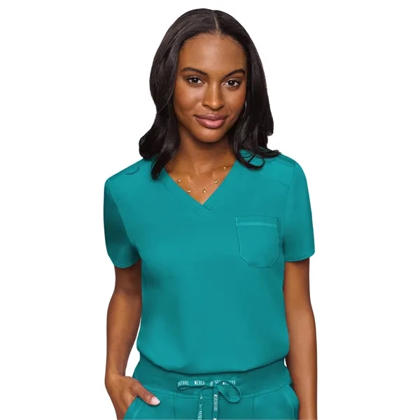 Med Couture - MC Touch - Women's 1-Pocket V-Neck Top - Med Couture - MC Touch - Women's 1-Pocket V-Neck Top - Image 28 of 30