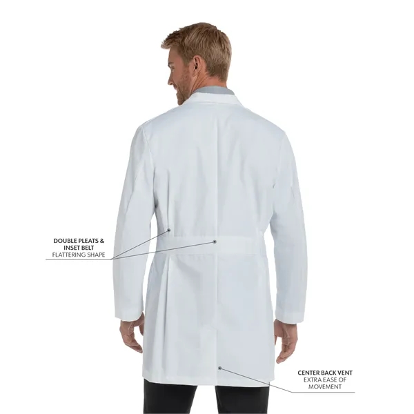 Landau - Essential Lab Coats - Men's Three-Pocket 35.5" M... - Landau - Essential Lab Coats - Men's Three-Pocket 35.5" M... - Image 1 of 1