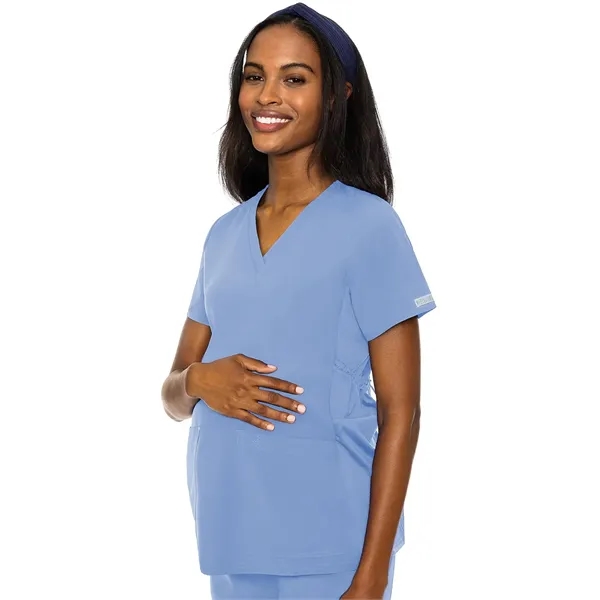 Med Couture - MC Touch - Women's 2-Pocket V-Neck Maternit... - Med Couture - MC Touch - Women's 2-Pocket V-Neck Maternit... - Image 3 of 9
