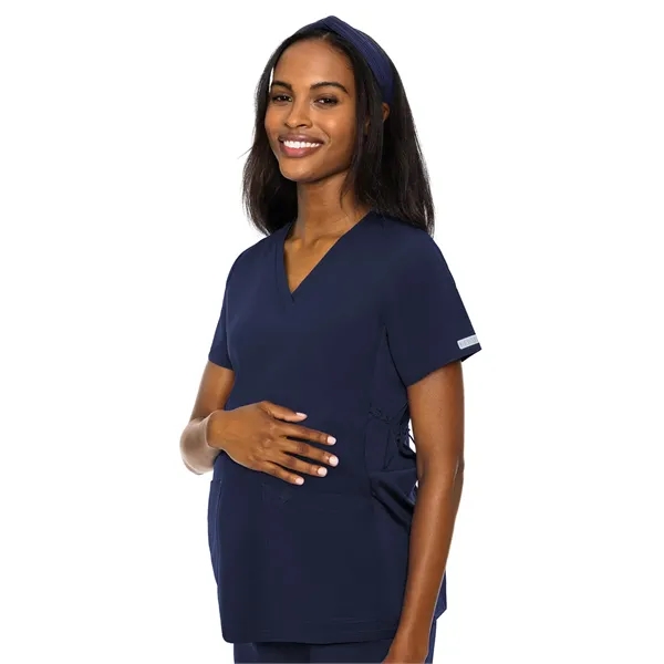 Med Couture - MC Touch - Women's 2-Pocket V-Neck Maternit... - Med Couture - MC Touch - Women's 2-Pocket V-Neck Maternit... - Image 5 of 9