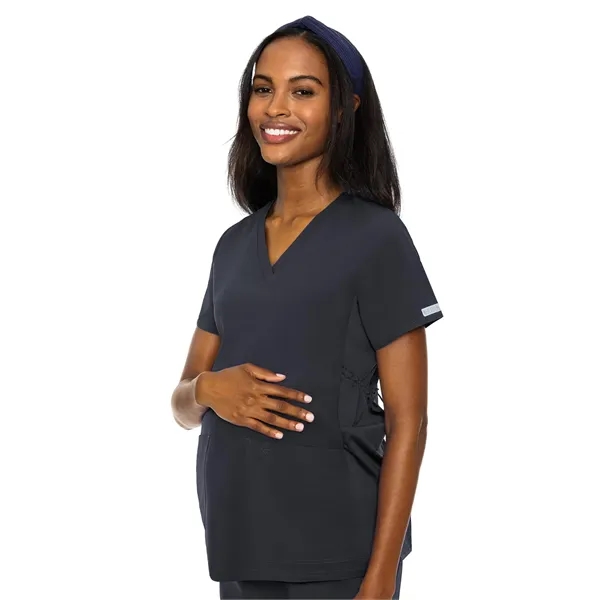 Med Couture - MC Touch - Women's 2-Pocket V-Neck Maternit... - Med Couture - MC Touch - Women's 2-Pocket V-Neck Maternit... - Image 7 of 9