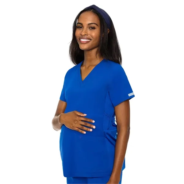 Med Couture - MC Touch - Women's 2-Pocket V-Neck Maternit... - Med Couture - MC Touch - Women's 2-Pocket V-Neck Maternit... - Image 9 of 9