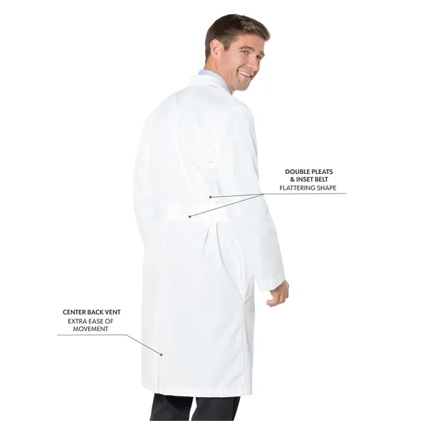 Landau - Essential Lab Coats - Men's Three-Pocket 43.5" F... - Landau - Essential Lab Coats - Men's Three-Pocket 43.5" F... - Image 1 of 2