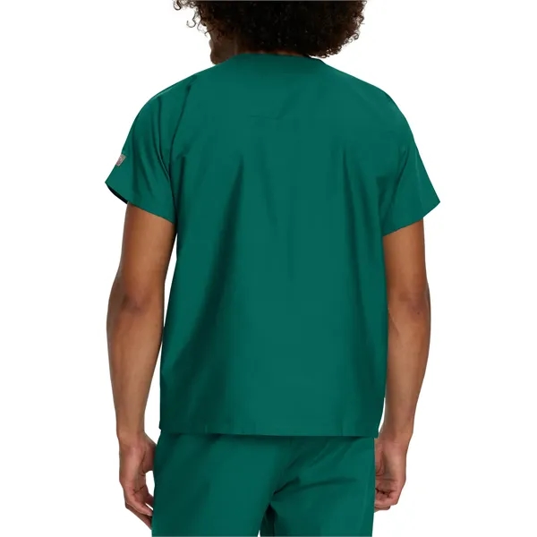 Landau - ScrubZone - Unisex No-Pocket Tuckable V-Neck Top - Landau - ScrubZone - Unisex No-Pocket Tuckable V-Neck Top - Image 4 of 7