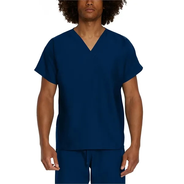 Landau - ScrubZone - Unisex No-Pocket Tuckable V-Neck Top - Landau - ScrubZone - Unisex No-Pocket Tuckable V-Neck Top - Image 7 of 7