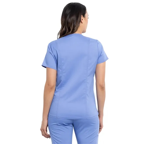 Cherokee - Workwear Revolution - Maternity Mock Wrap Top - Cherokee - Workwear Revolution - Maternity Mock Wrap Top - Image 4 of 13
