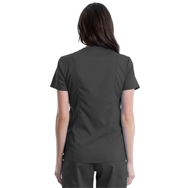 Cherokee - Workwear Revolution - Maternity Mock Wrap Top - Cherokee - Workwear Revolution - Maternity Mock Wrap Top - Image 8 of 13