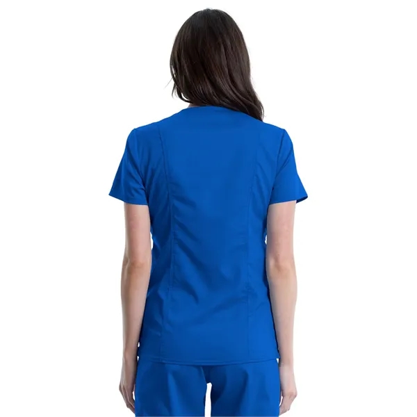 Cherokee - Workwear Revolution - Maternity Mock Wrap Top - Cherokee - Workwear Revolution - Maternity Mock Wrap Top - Image 10 of 13