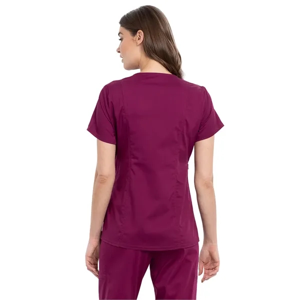 Cherokee - Workwear Revolution - Maternity Mock Wrap Top - Cherokee - Workwear Revolution - Maternity Mock Wrap Top - Image 12 of 13