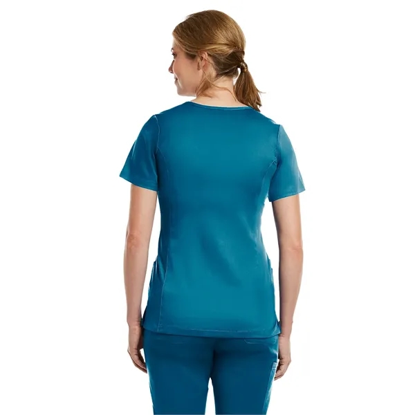 Maevn - Matrix - Women's Three-Pocket Curved Mock Wrap Top - Maevn - Matrix - Women's Three-Pocket Curved Mock Wrap Top - Image 3 of 32