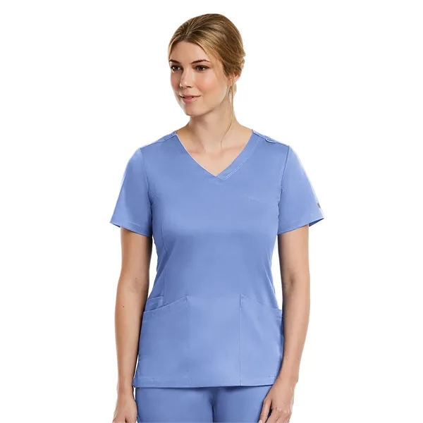 Maevn - Matrix - Women's Three-Pocket Curved Mock Wrap Top - Maevn - Matrix - Women's Three-Pocket Curved Mock Wrap Top - Image 5 of 32