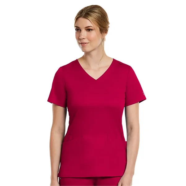 Maevn - Matrix - Women's Three-Pocket Curved Mock Wrap Top - Maevn - Matrix - Women's Three-Pocket Curved Mock Wrap Top - Image 6 of 32