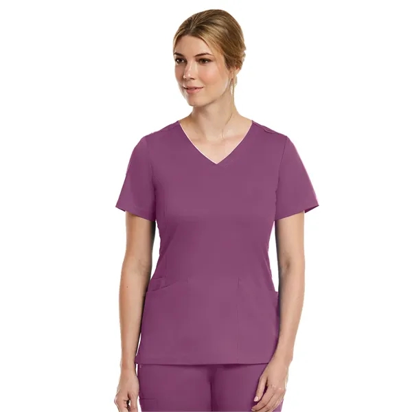 Maevn - Matrix - Women's Three-Pocket Curved Mock Wrap Top - Maevn - Matrix - Women's Three-Pocket Curved Mock Wrap Top - Image 7 of 32