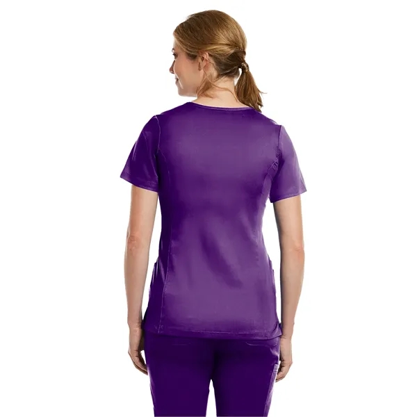 Maevn - Matrix - Women's Three-Pocket Curved Mock Wrap Top - Maevn - Matrix - Women's Three-Pocket Curved Mock Wrap Top - Image 8 of 32