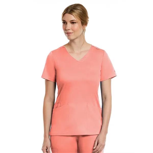 Maevn - Matrix - Women's Three-Pocket Curved Mock Wrap Top - Maevn - Matrix - Women's Three-Pocket Curved Mock Wrap Top - Image 10 of 32