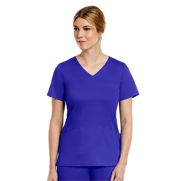 Maevn - Matrix - Women's Three-Pocket Curved Mock Wrap Top - Maevn - Matrix - Women's Three-Pocket Curved Mock Wrap Top - Image 11 of 32