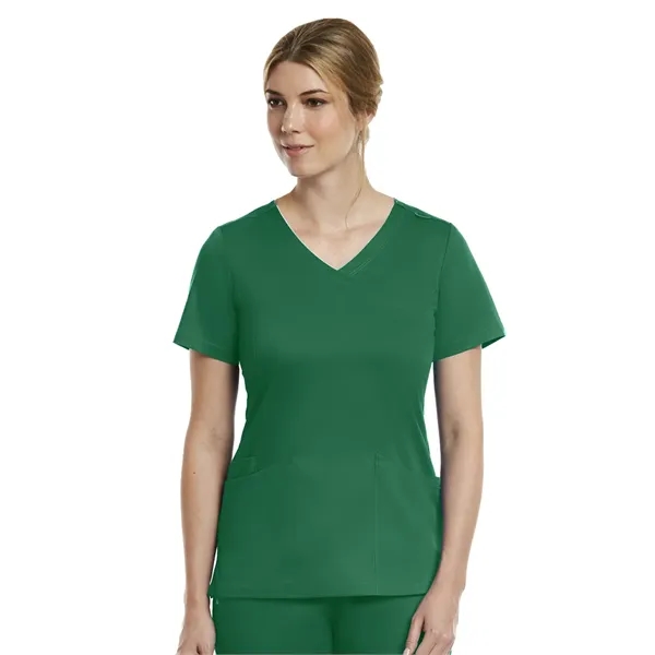 Maevn - Matrix - Women's Three-Pocket Curved Mock Wrap Top - Maevn - Matrix - Women's Three-Pocket Curved Mock Wrap Top - Image 14 of 32