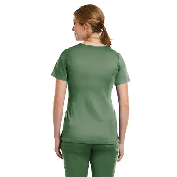 Maevn - Matrix - Women's Three-Pocket Curved Mock Wrap Top - Maevn - Matrix - Women's Three-Pocket Curved Mock Wrap Top - Image 17 of 32