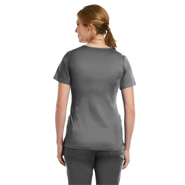 Maevn - Matrix - Women's Three-Pocket Curved Mock Wrap Top - Maevn - Matrix - Women's Three-Pocket Curved Mock Wrap Top - Image 20 of 32