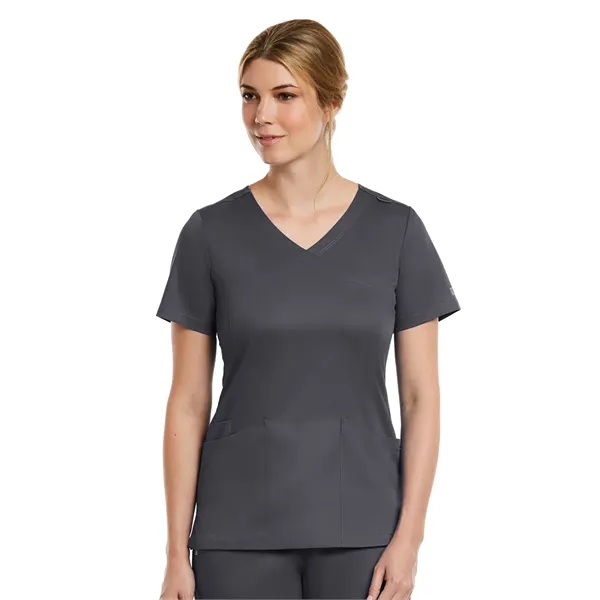 Maevn - Matrix - Women's Three-Pocket Curved Mock Wrap Top - Maevn - Matrix - Women's Three-Pocket Curved Mock Wrap Top - Image 21 of 32