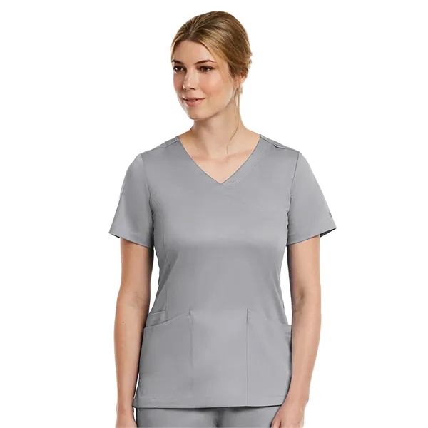 Maevn - Matrix - Women's Three-Pocket Curved Mock Wrap Top - Maevn - Matrix - Women's Three-Pocket Curved Mock Wrap Top - Image 22 of 32