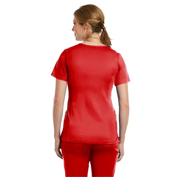 Maevn - Matrix - Women's Three-Pocket Curved Mock Wrap Top - Maevn - Matrix - Women's Three-Pocket Curved Mock Wrap Top - Image 23 of 32