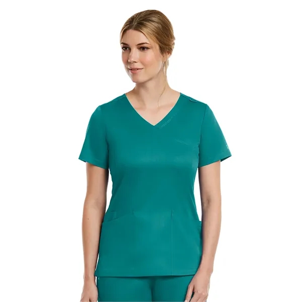 Maevn - Matrix - Women's Three-Pocket Curved Mock Wrap Top - Maevn - Matrix - Women's Three-Pocket Curved Mock Wrap Top - Image 29 of 32