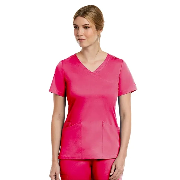 Maevn - Matrix - Women's Three-Pocket Curved Mock Wrap Top - Maevn - Matrix - Women's Three-Pocket Curved Mock Wrap Top - Image 30 of 32