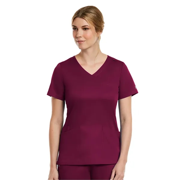 Maevn - Matrix - Women's Three-Pocket Curved Mock Wrap Top - Maevn - Matrix - Women's Three-Pocket Curved Mock Wrap Top - Image 32 of 32