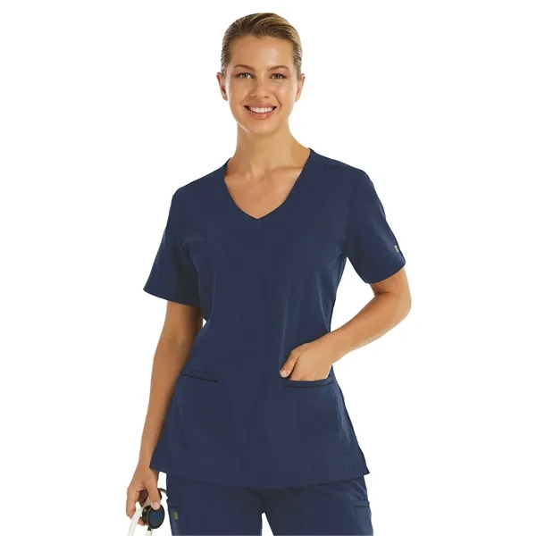 Maevn - Matrix Pro - Women's Two-Pocket Knit V-neck Top - Maevn - Matrix Pro - Women's Two-Pocket Knit V-neck Top - Image 2 of 7