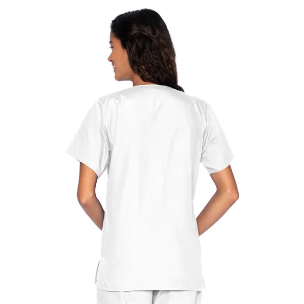 Landau - Essentials - Women's Four-Pocket Snap-Front V-Ne... - Landau - Essentials - Women's Four-Pocket Snap-Front V-Ne... - Image 14 of 17
